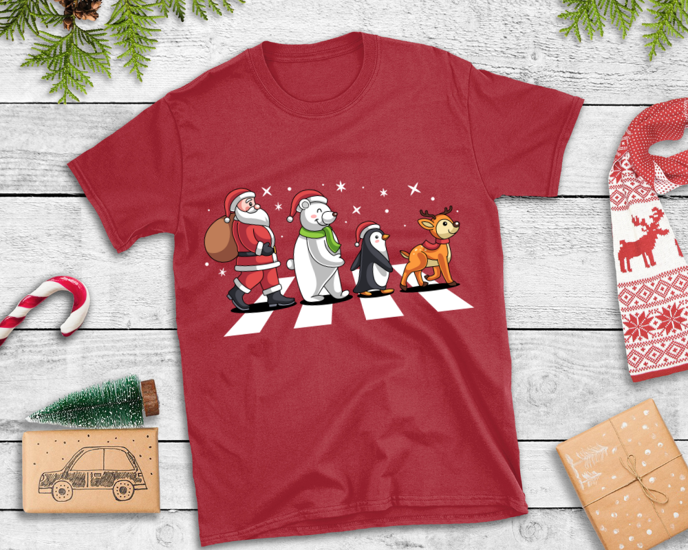 Christmas Crossing Unisex T-shirt