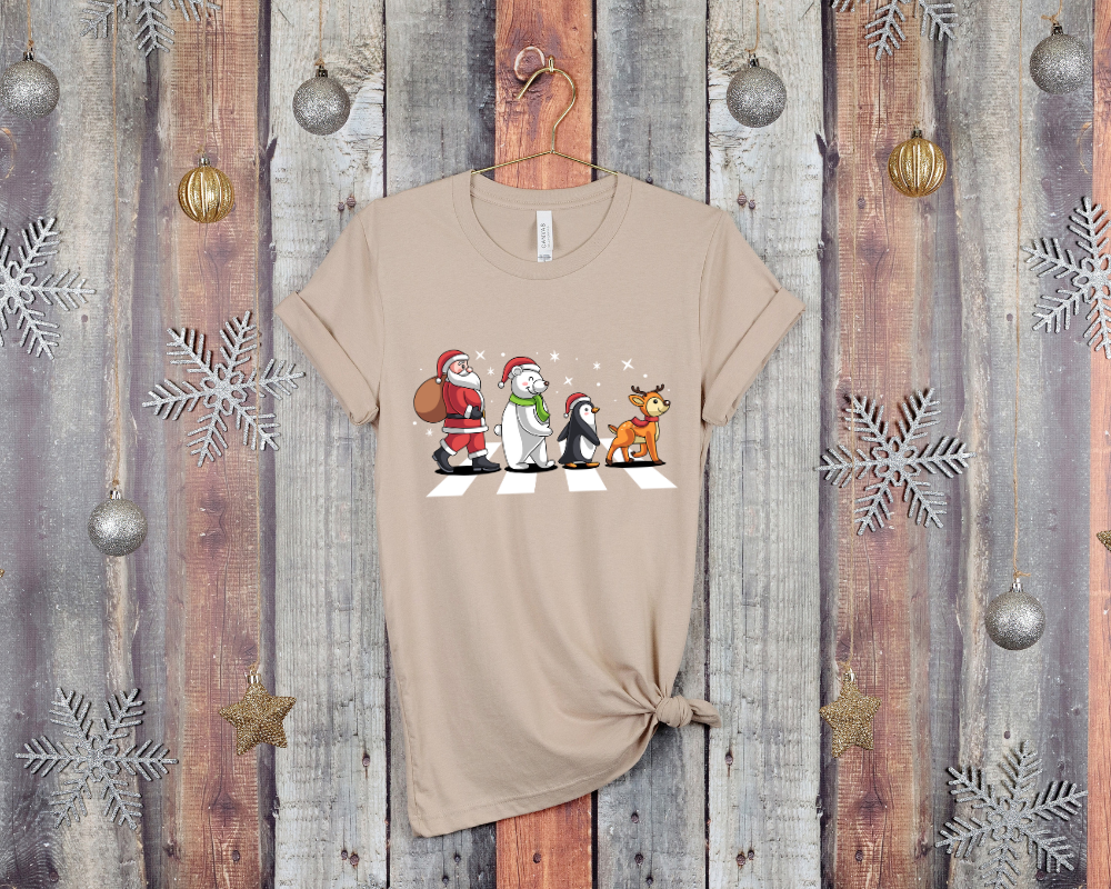 Christmas Crossing Unisex T-shirt